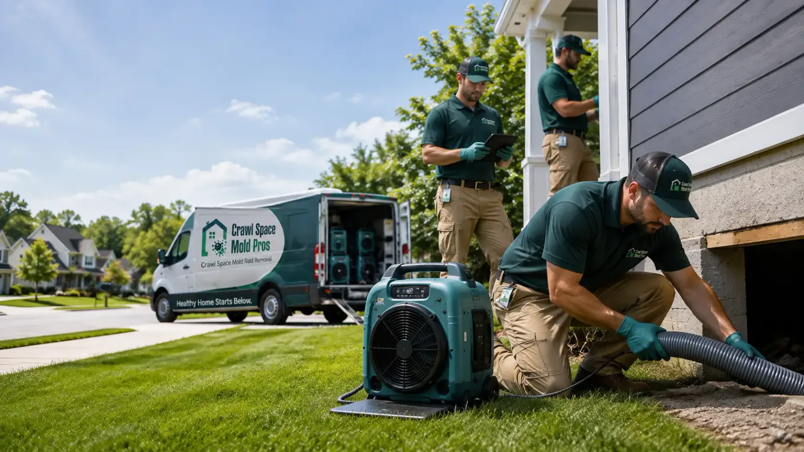 Crawl Space Mold Removal in Ferndale, WA